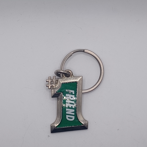 VINTAGE #1 Friend Keychain - Picture 1 of 2